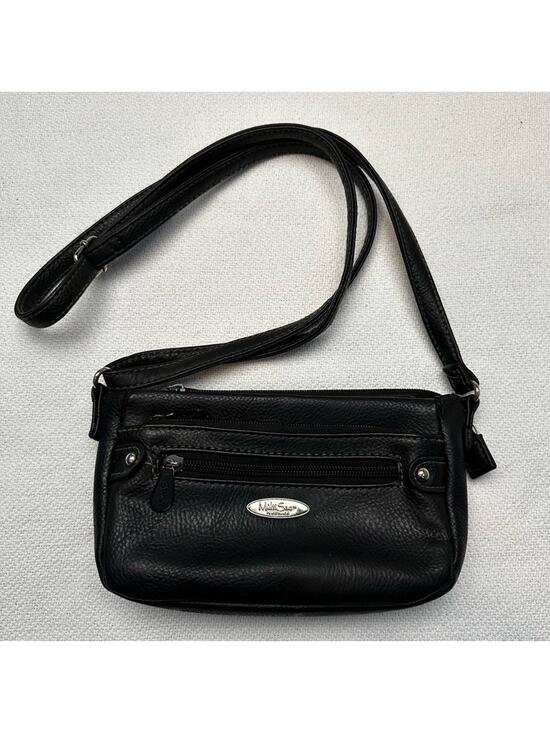 multisac Handbags - MultiSac faux leather black crossbody purse